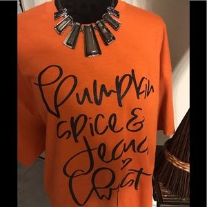 Pumpkin Spice and Jesus Christ T-shirt